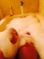 Sexy legs in a bubble bath!!! cover image
