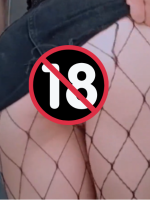Dildo riding in fishnets cover image